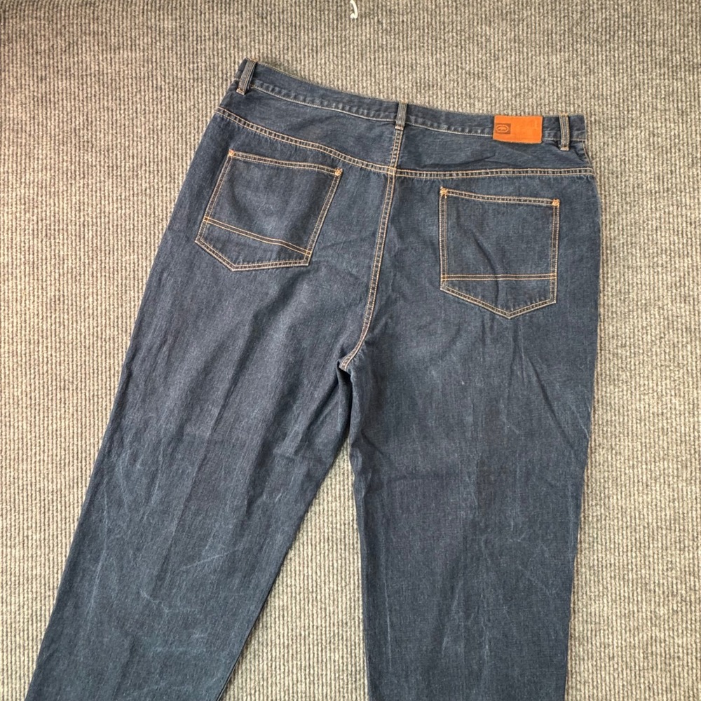 VTG Ecko Unltd Mens 44B Jeans Foundry Straight Leg Baggy Y2K Streetwear Skater